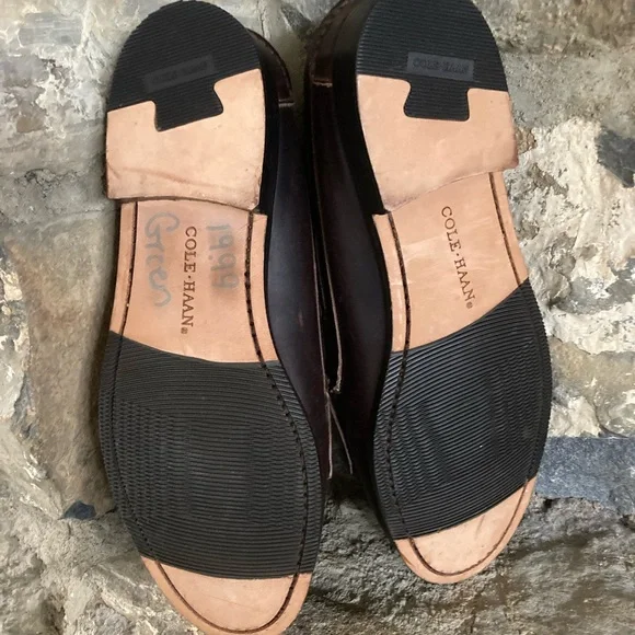 Cole Haan Leather Tassel Loafers - Picture 4 of 5